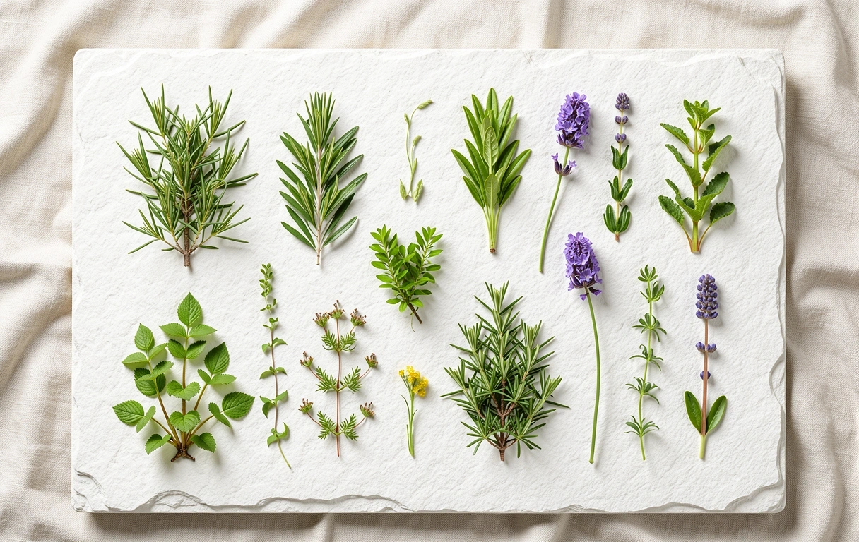 Botanische Studie Alpenkräuter